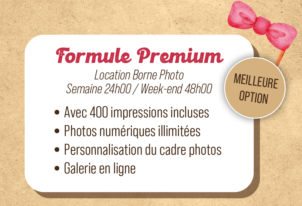 réserver borne photo Tours Poitiers premium