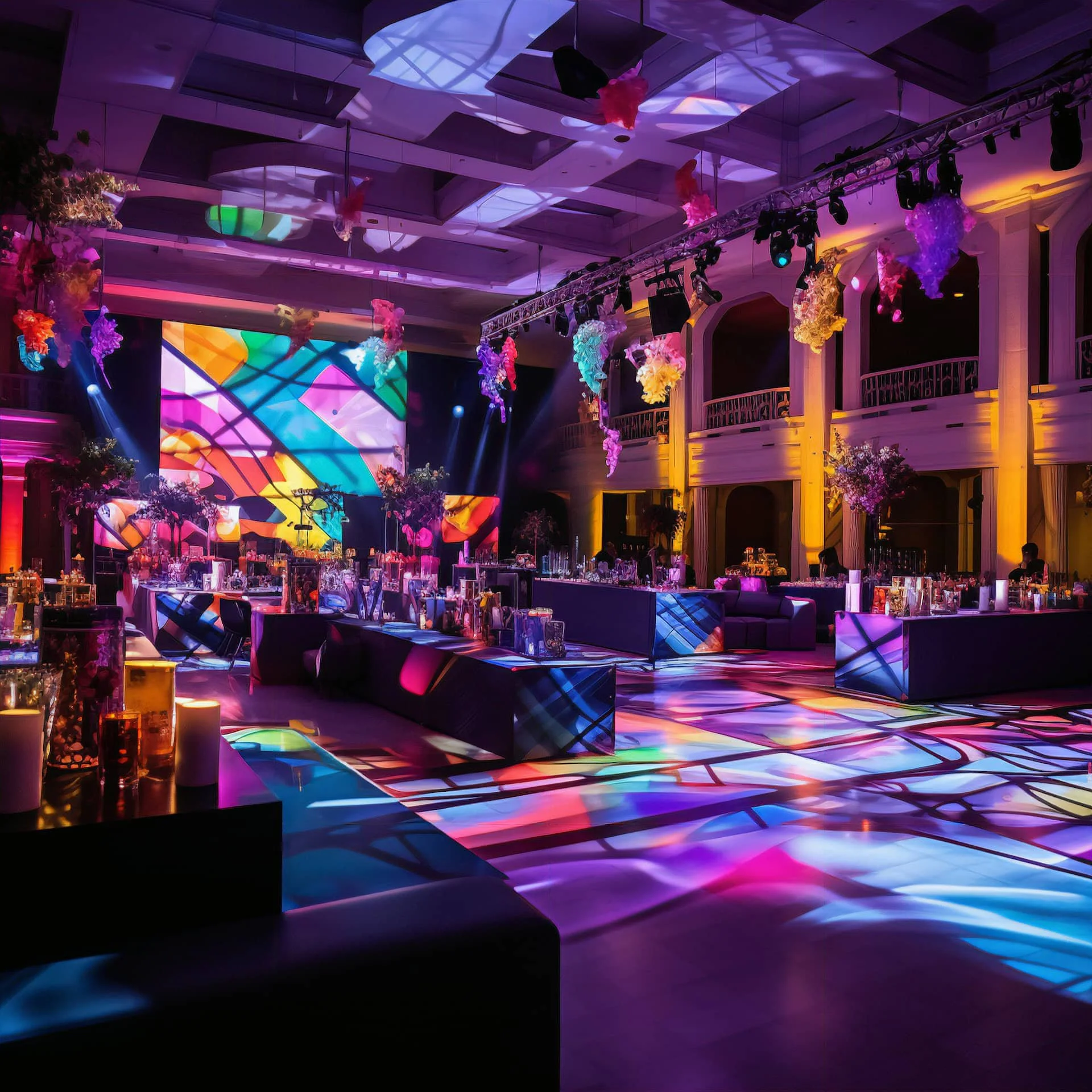 Animation son et lumière pour événement professionnel